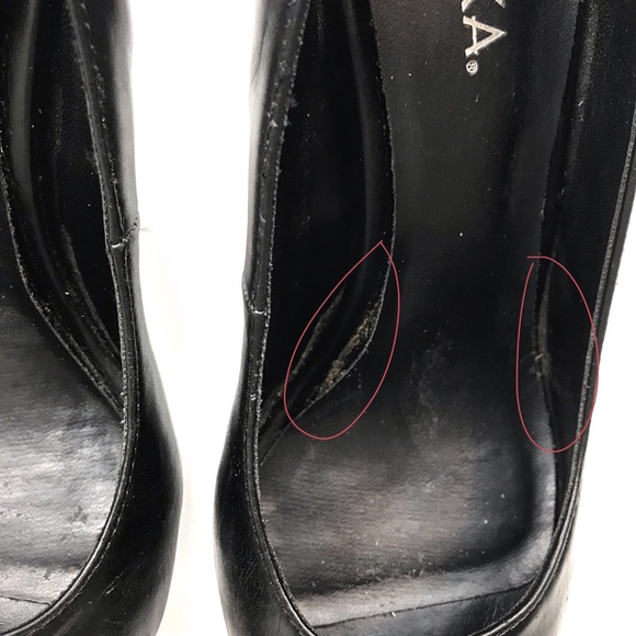 Paprika Open Toe Heels Sz 8 - Picture 7 of 8